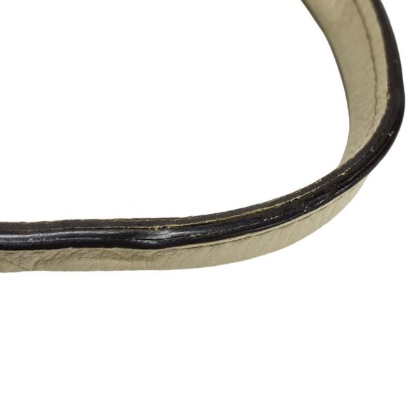 Gucci Tote Prince GG Pattern Beige Dark Brown Ivory Leather - Picture 12 of 15